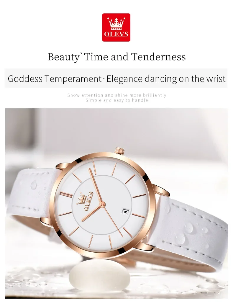 Orologio da Polso Donna Quarzo Quadrante Acciaio Inossidabile Classico Elegante