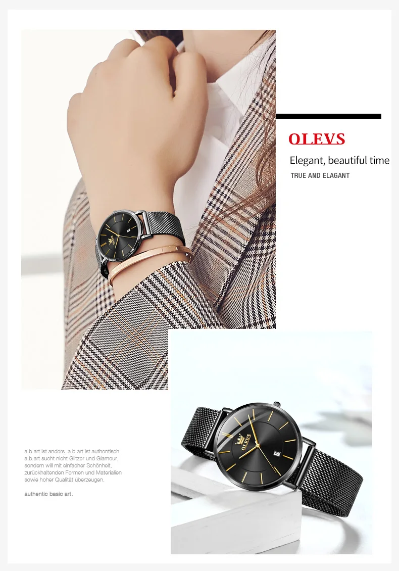 Orologio da Polso Donna Quarzo Quadrante Acciaio Inossidabile Classico Elegante