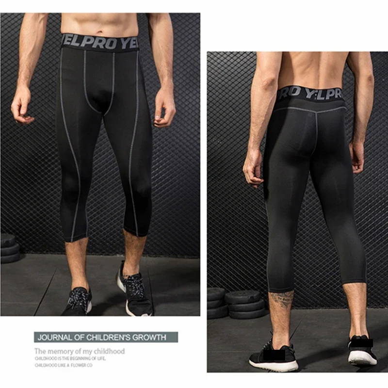 Herren Leggings Sporthose Jogginghose Trainingshose Lauf Hose Kompressionshose