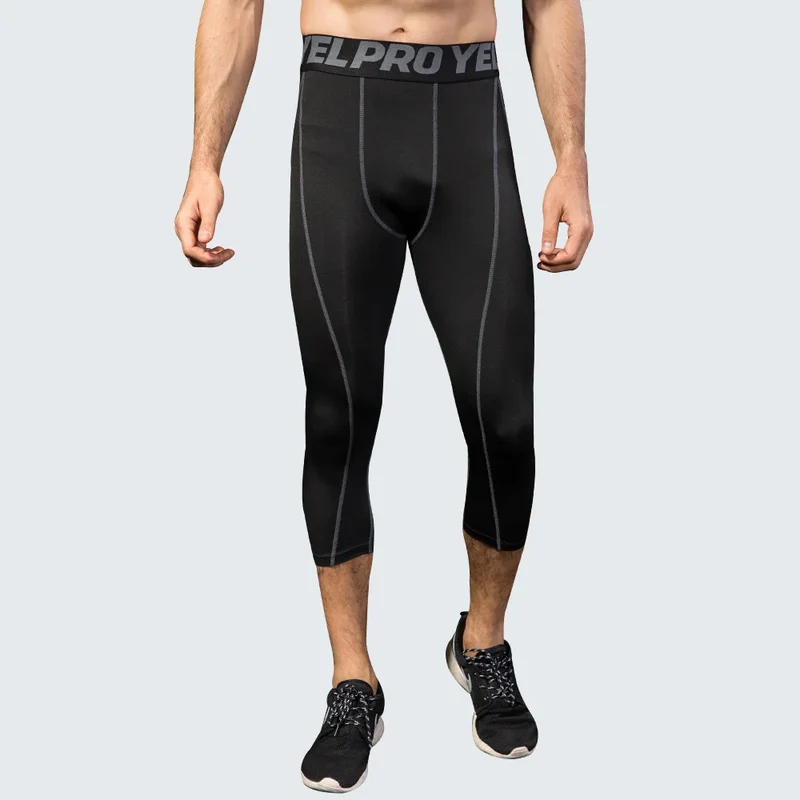 Herren Leggings Sporthose Jogginghose Trainingshose Lauf Hose Kompressionshose