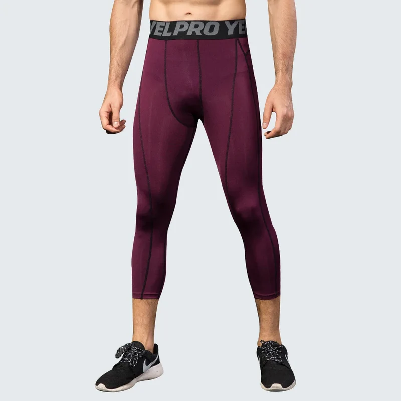 Herren Leggings Sporthose Jogginghose Trainingshose Lauf Hose Kompressionshose