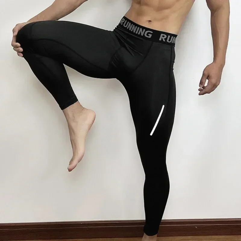 Herren Leggings Sporthose Jogginghose Trainingshose Lauf Hose Kompressionshose