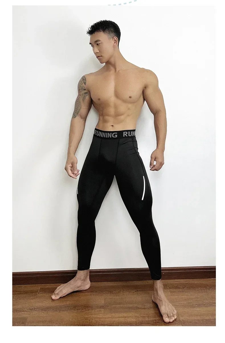 Herren Leggings Sporthose Jogginghose Trainingshose Lauf Hose Kompressionshose