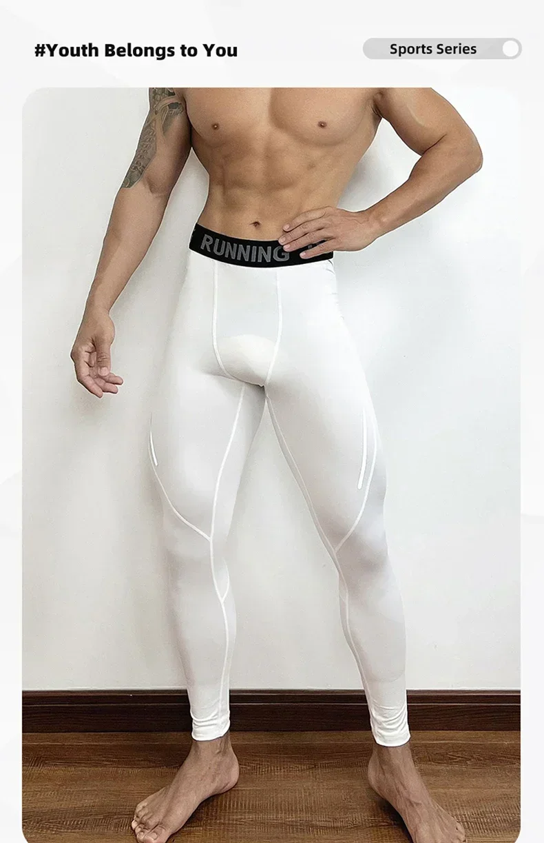 Herren Leggings Sporthose Jogginghose Trainingshose Lauf Hose Kompressionshose