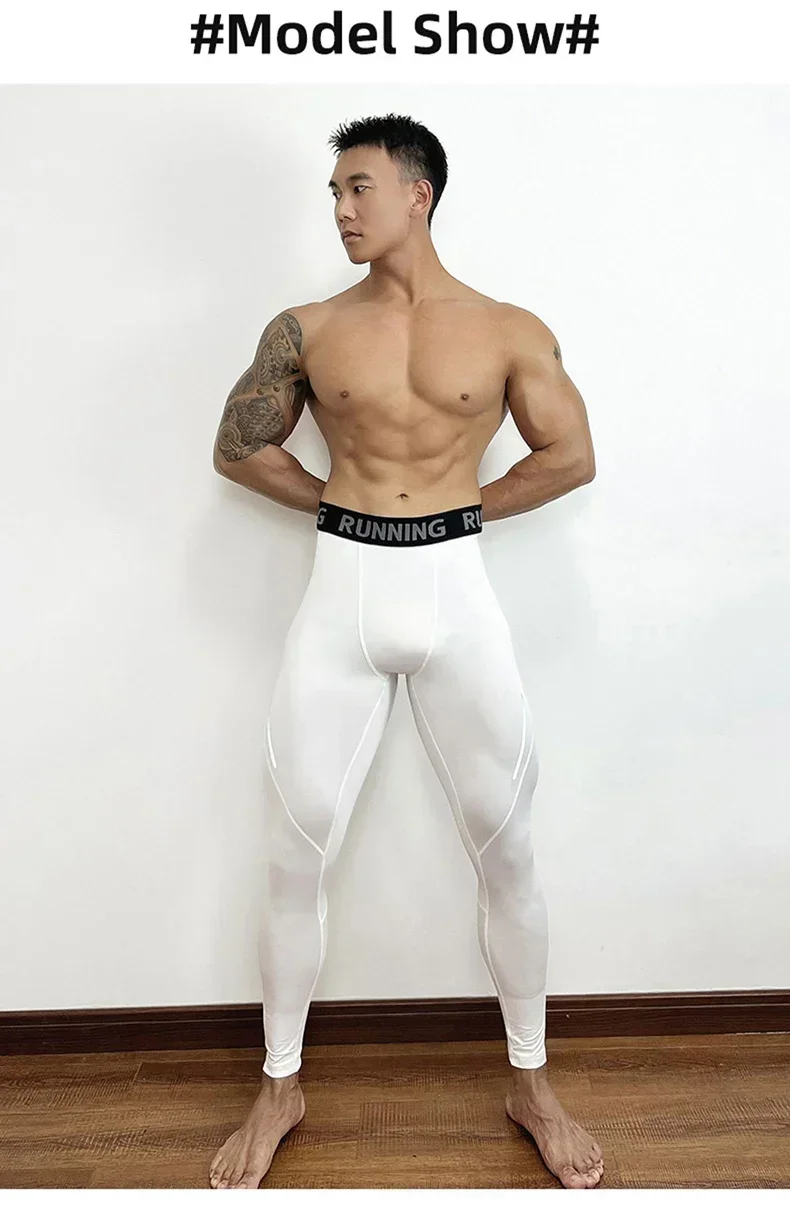 Herren Leggings Sporthose Jogginghose Trainingshose Lauf Hose Kompressionshose
