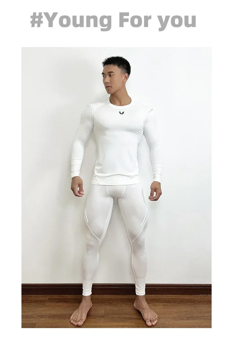 Herren Leggings Sporthose Jogginghose Trainingshose Lauf Hose Kompressionshose