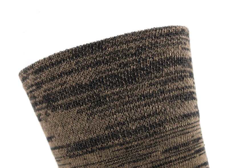 3 Paar Socken "Bambus" melange braun