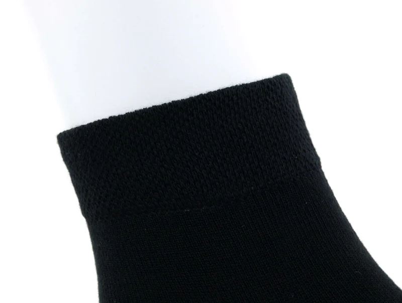 3 Paar Kurzschaftsocken "Bambus" schwarz