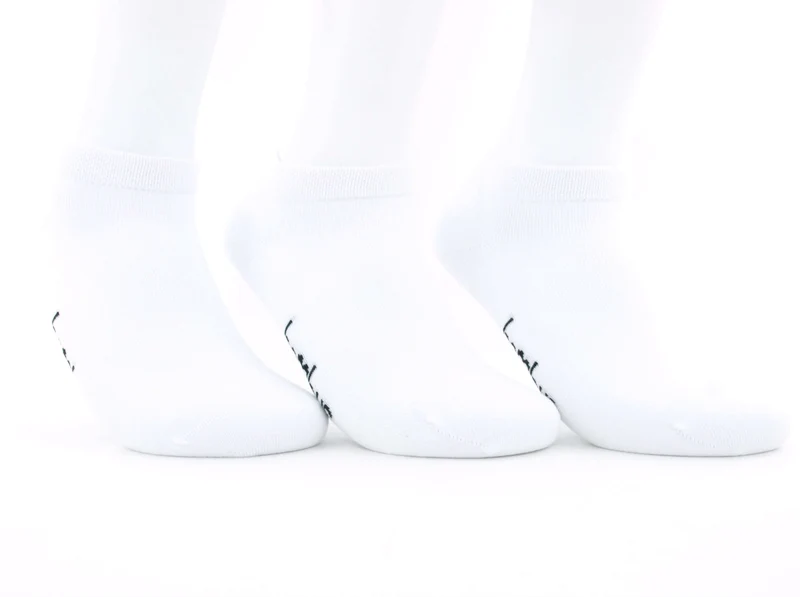 3 Paar "Bambus" Sneaker Socken weiß