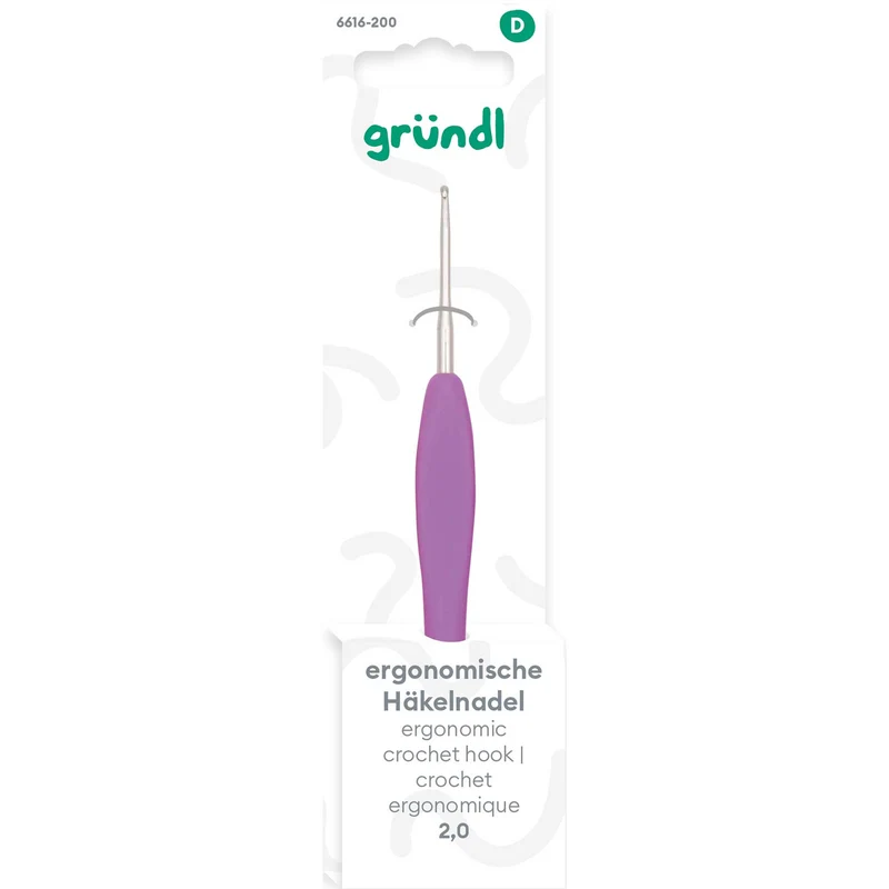 Ergonomische Häkelnadel
