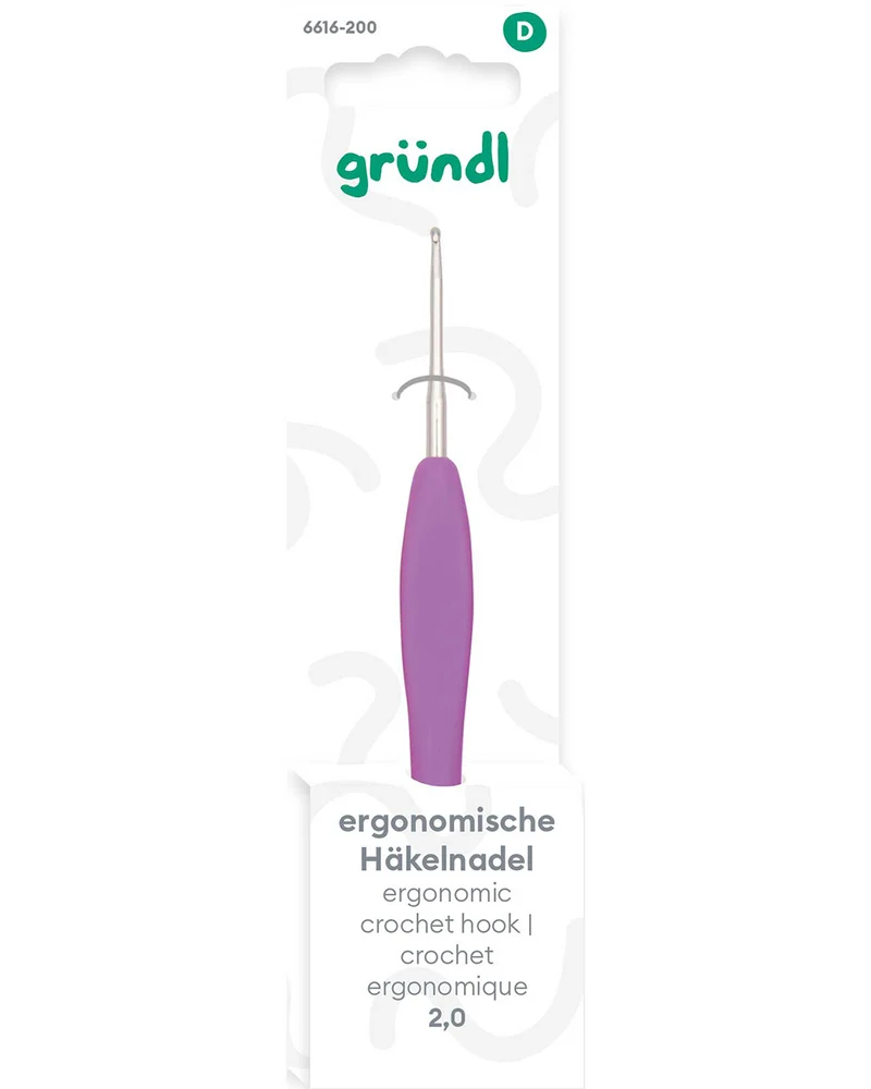 Ergonomische Häkelnadel