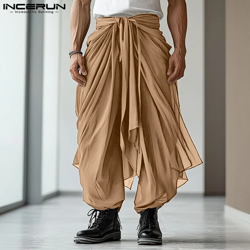 Männer Hose Haremshosen Pumphosen Pluderhosen Hosenrock Herrenrock Kilt Jogger