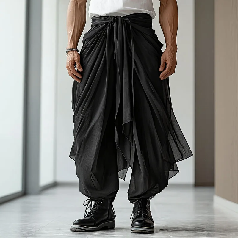 Männer Hose Haremshosen Pumphosen Pluderhosen Hosenrock Herrenrock Kilt Jogger