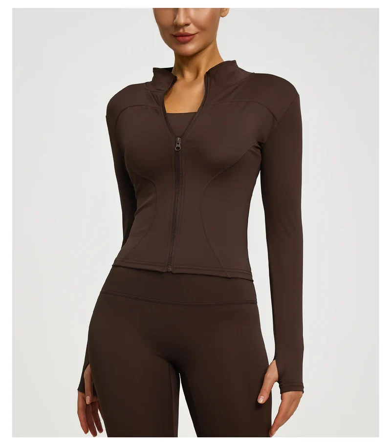 Felpa Donna Giacca Sportiva Con Zip Tuta Maniche Lunghe Cappuccio Maglia Shirt