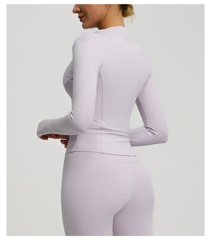 Felpa Donna Giacca Sportiva Con Zip Tuta Maniche Lunghe Cappuccio Maglia Shirt