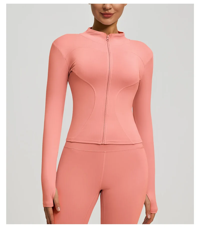 Felpa Donna Giacca Sportiva Con Zip Tuta Maniche Lunghe Cappuccio Maglia Shirt