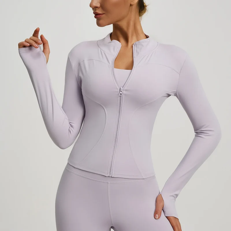 Felpa Donna Giacca Sportiva Con Zip Tuta Maniche Lunghe Cappuccio Maglia Shirt