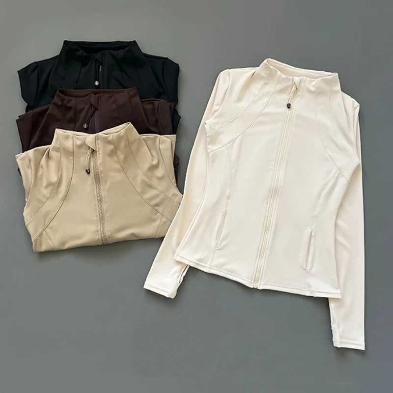 Felpa Donna Giacca Sportiva Con Zip Tuta Maniche Lunghe Cappuccio Maglia Shirt