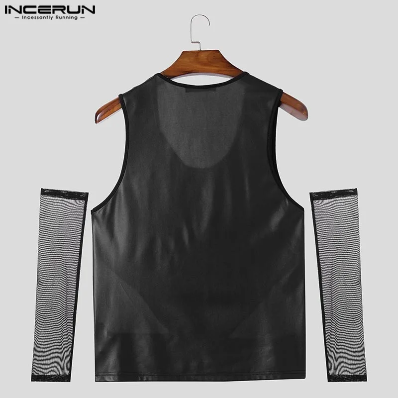 Fetisch Fashion Männer Oberteil Sexy Shirt Herren Body Hemd Transparent Clubwear
