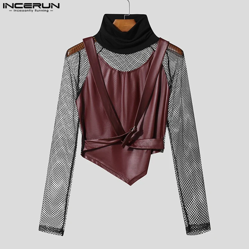 Maglietta Uomo Shirt T-Shirt Canottiera Camicia Maglia Sexy Body Trasparente Top