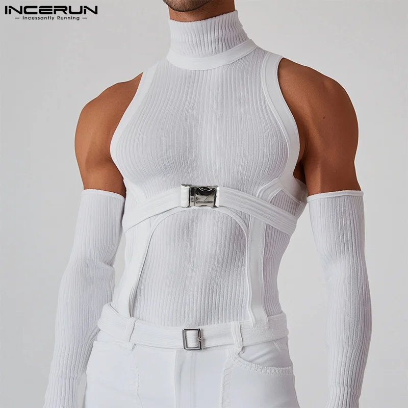 Fetisch Fashion Männer Oberteil Sexy Shirt Herren Body Hemd Transparent Clubwear
