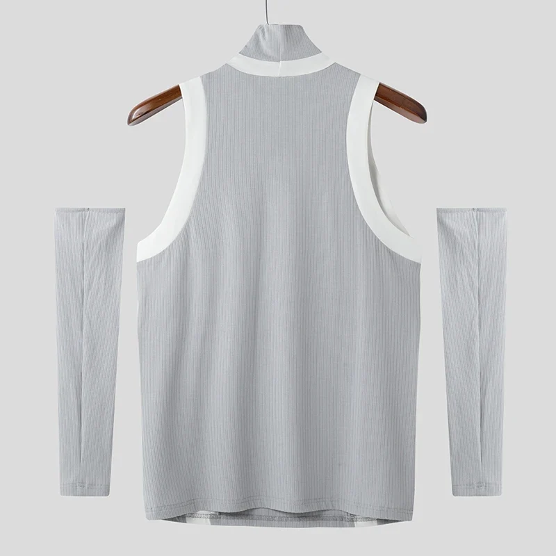 Fetisch Fashion Männer Oberteil Sexy Shirt Herren Body Hemd Transparent Clubwear