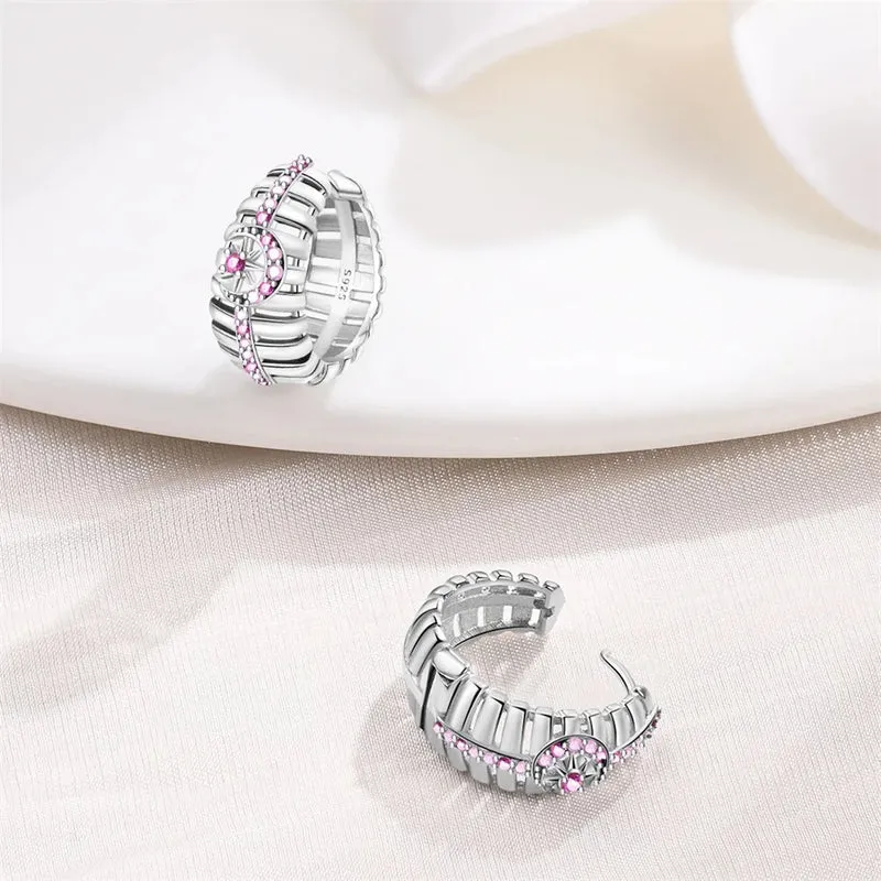 Creole Argento 925 Sterling Zirconi | Orecchini Eleganti Ipoallergenici Regalo