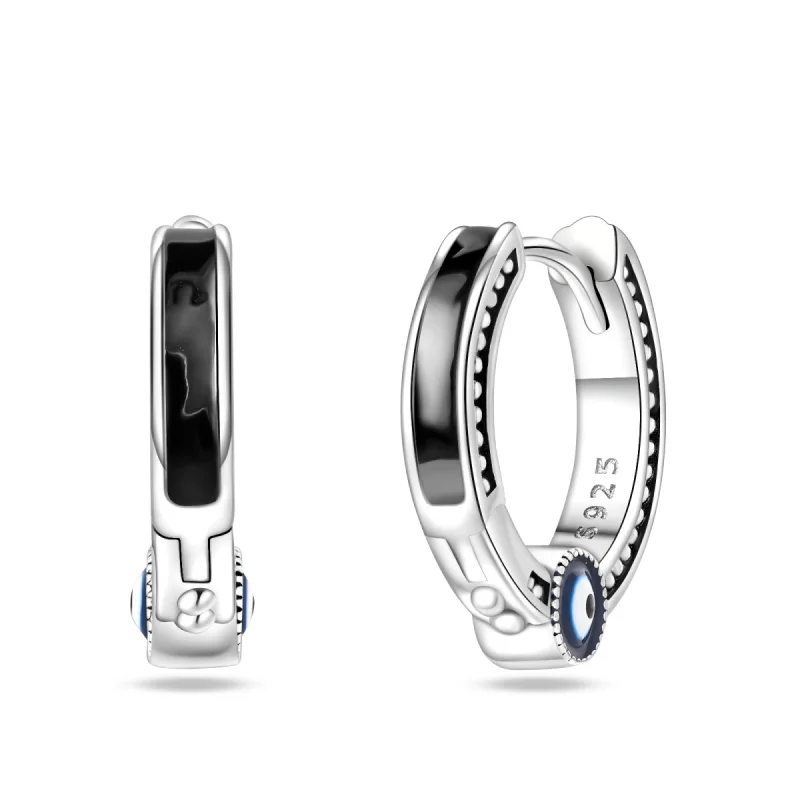 Creole Argento 925 Sterling Zirconi | Orecchini Eleganti Ipoallergenici Regalo