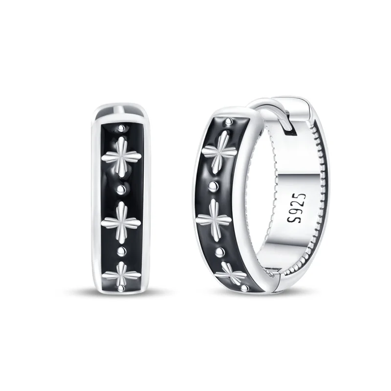 Creole Argento 925 Sterling Zirconi | Orecchini Eleganti Ipoallergenici Regalo