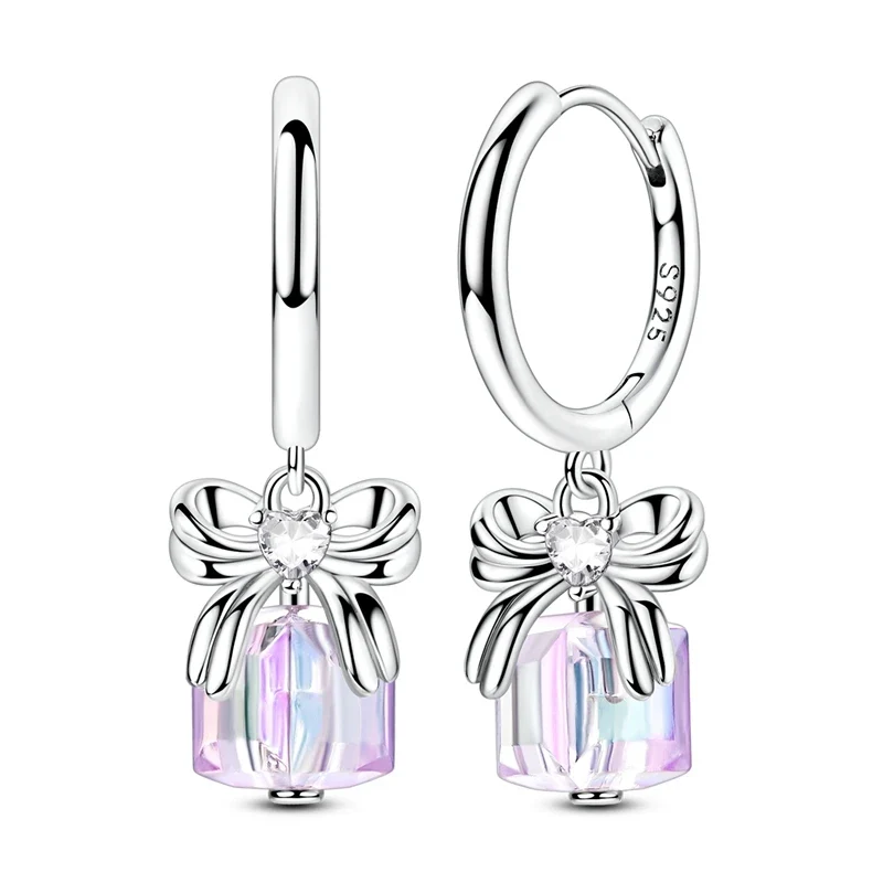 Orecchini a Cerchio in Argento 925 Sterling con Zirconi | Creole Brillanti
