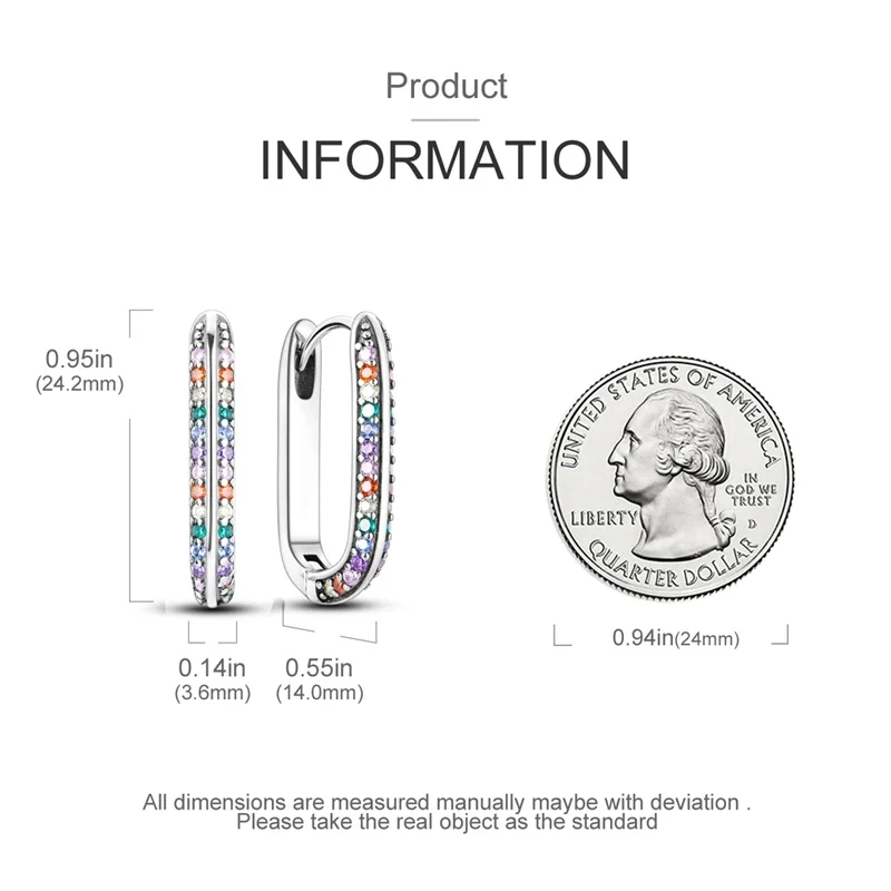 Funkelnde 925er Silber Creolen m. Zirkonia | Luxus-Qualität | Trend Ohrringe