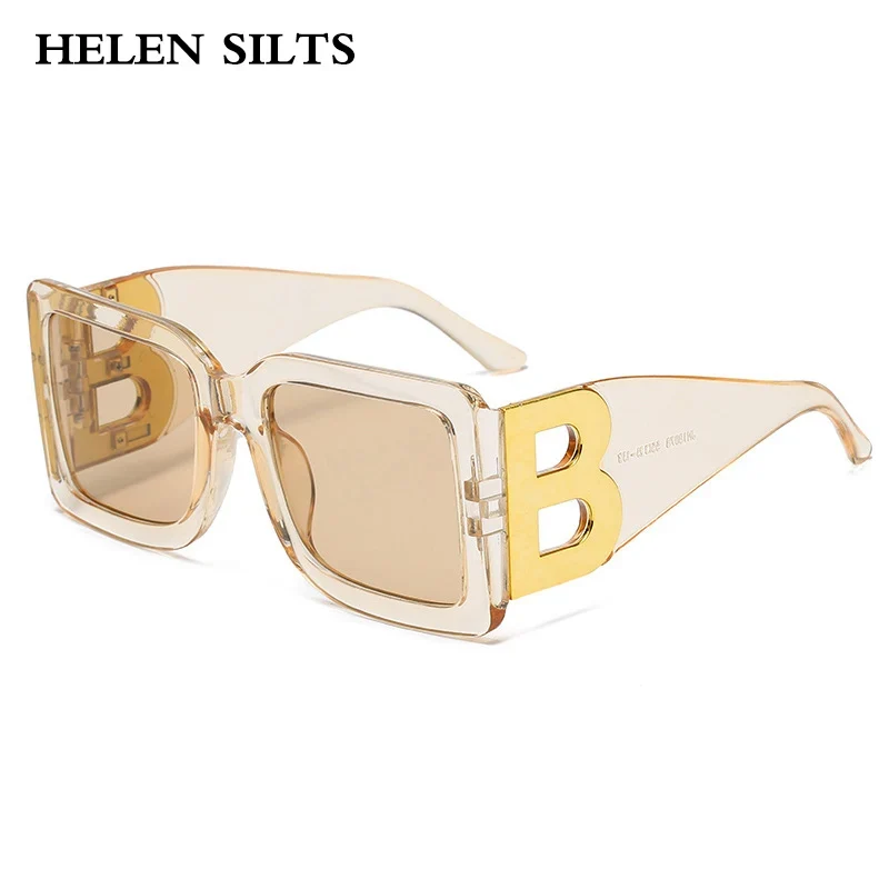 Designer Luxus Brille Sonnenbrille Damen Quadratische Übergröße Gläser Vintage