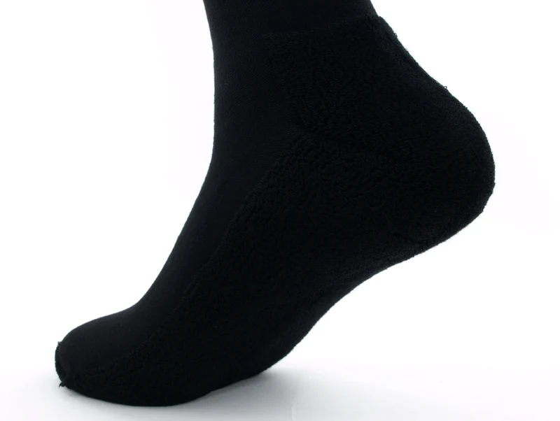 3 Paar Socken mit Polstersohle "Bambus" schwarz
