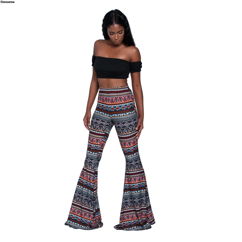 Pantaloni Yoga donna a gamba larga Leggins Svasati Sportivi Fitness Tuta Retro