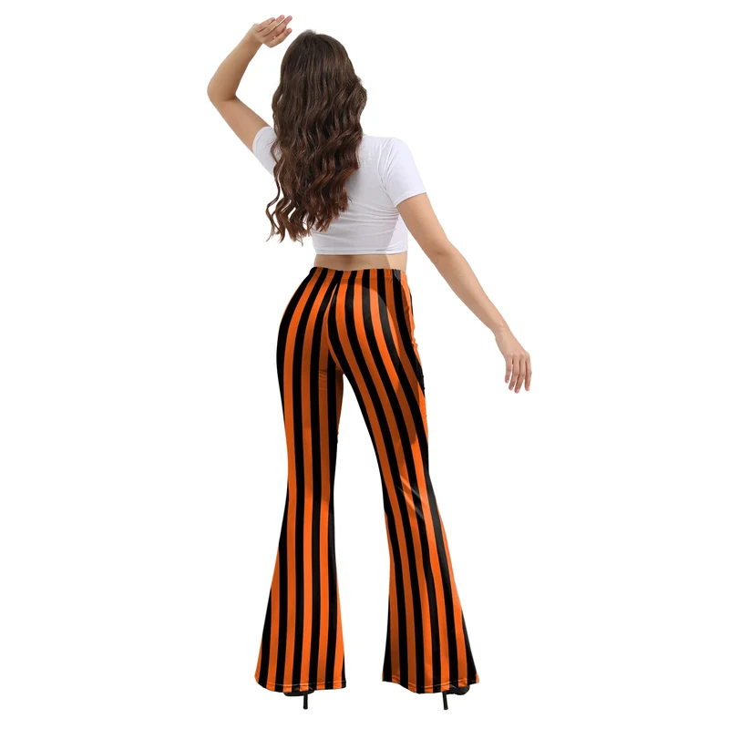 Pantaloni Yoga donna a gamba larga Leggins Svasati Sportivi Fitness Tuta Retro