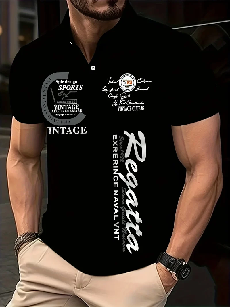 Herren Poloshirt POLO Shirt T-Shirt Kurzarm Zipper Hemd Fashion Polohemd Top NEU