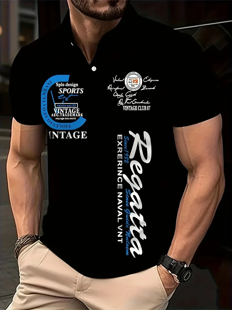 Herren Poloshirt POLO Shirt T-Shirt Kurzarm Zipper Hemd Fashion Polohemd Top NEU