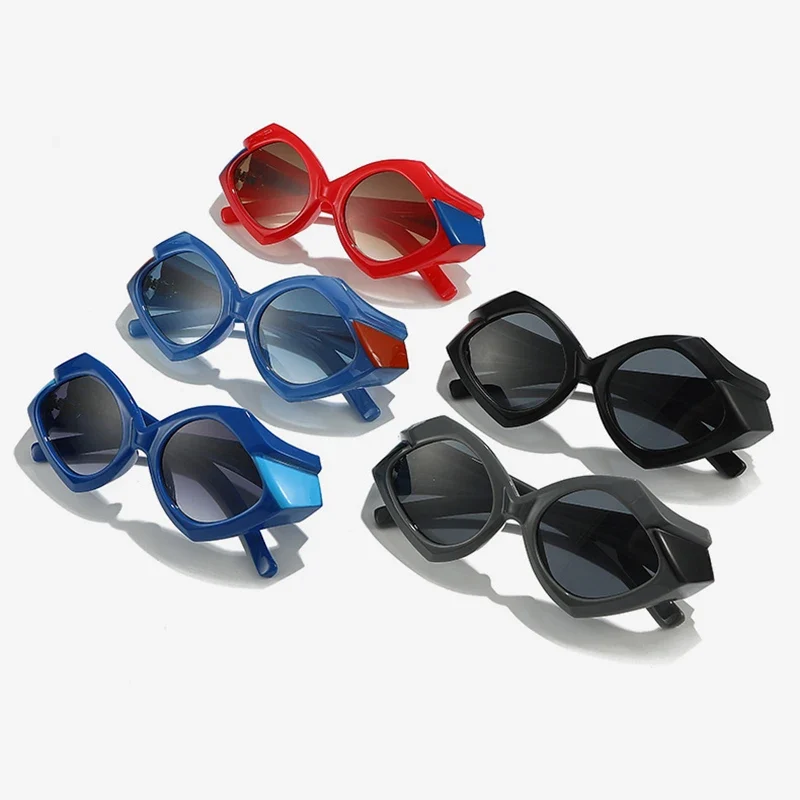 Occhiali da sole ovali oversize per donna e uomo Fotocromatici Polarizzati UV400
