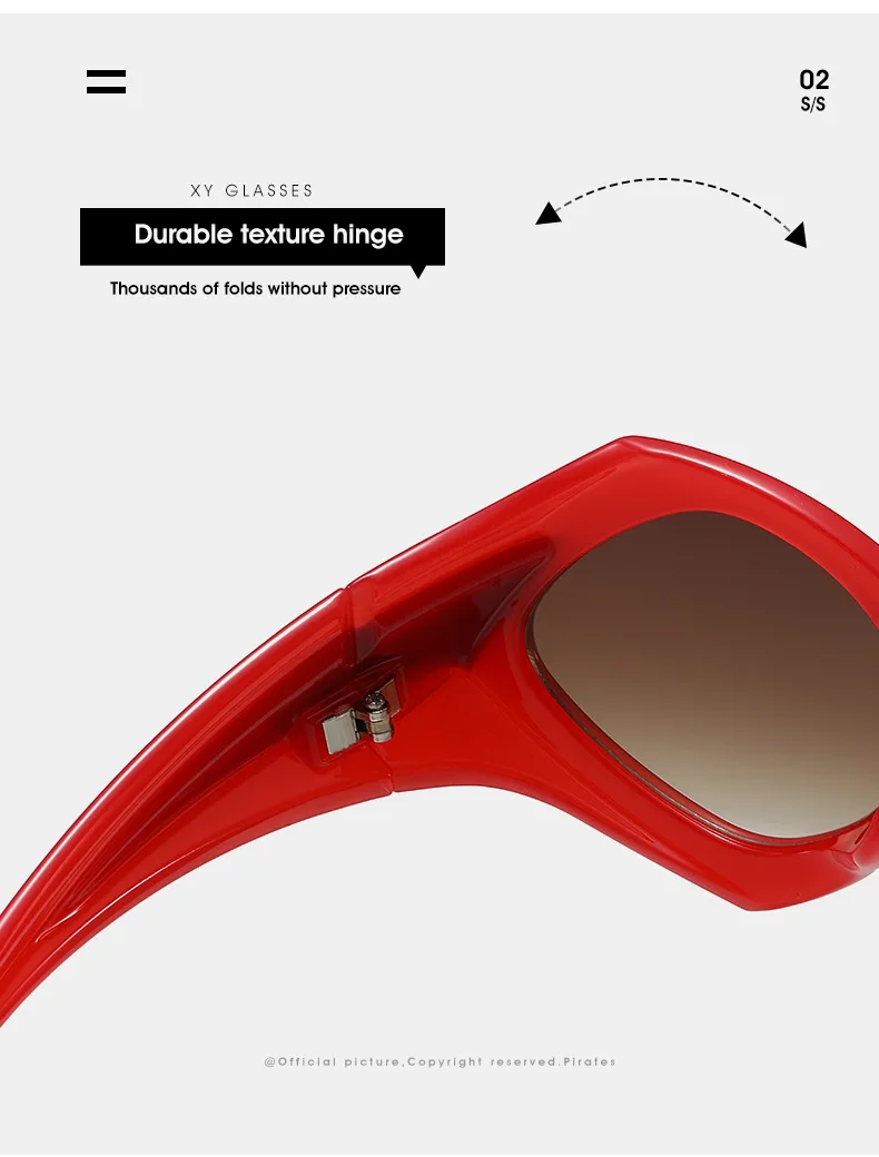 Occhiali da sole ovali oversize per donna e uomo Fotocromatici Polarizzati UV400