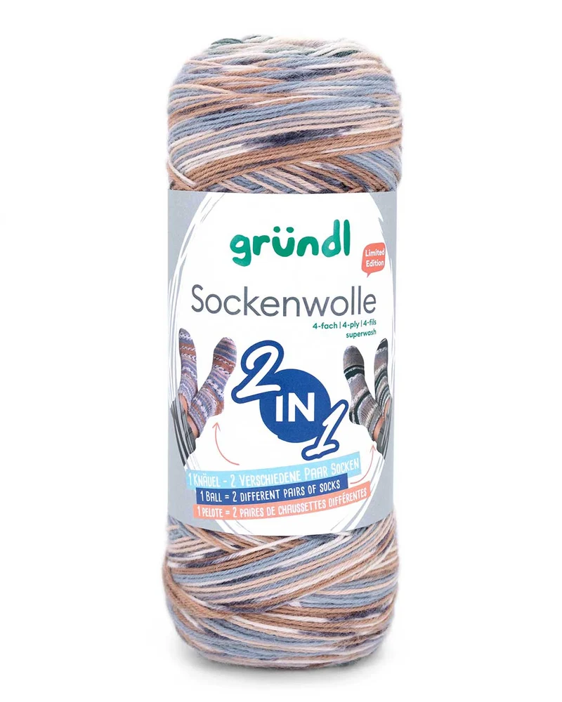 Sockenwolle 2-IN-1