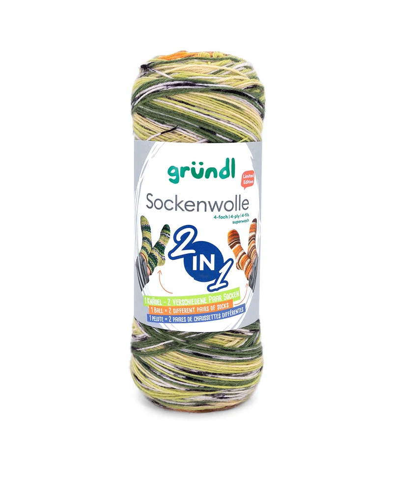 Sockenwolle 2-IN-1