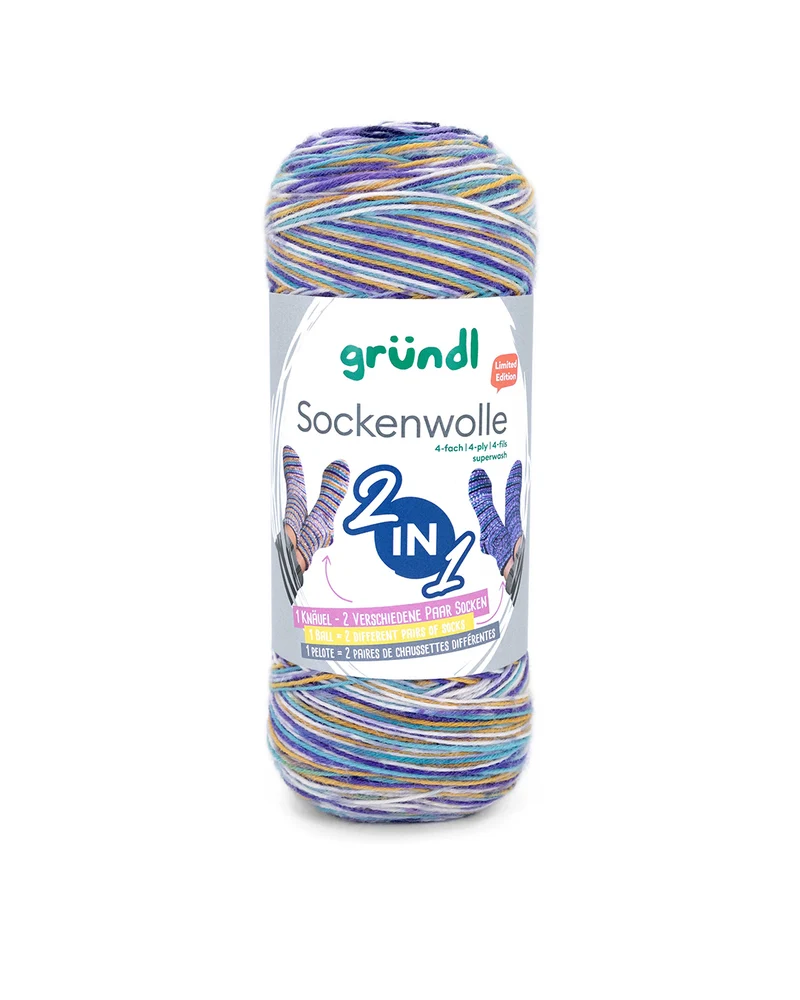 Sockenwolle 2-IN-1