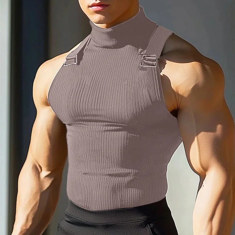 Herren Oberteil Ärmellos Tank Top Sexy Shirt Clubwear Muskel T-Shirt Unterhemd