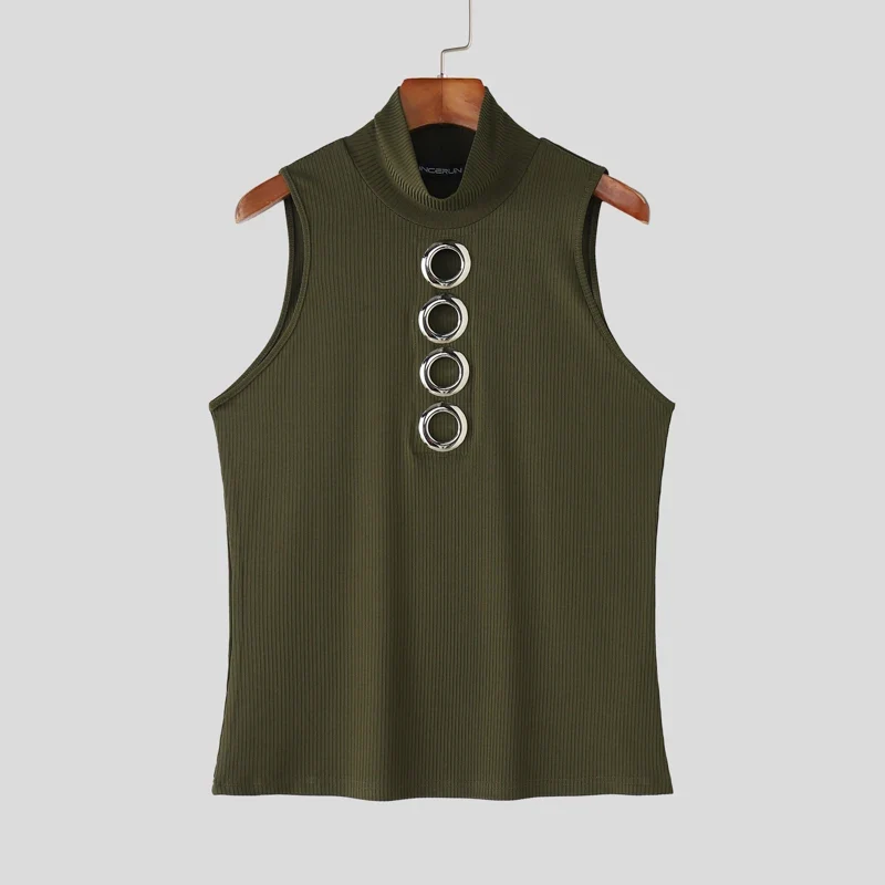 Herren Oberteil Ärmellos Tank Top Sexy Shirt Clubwear Muskel T-Shirt Unterhemd