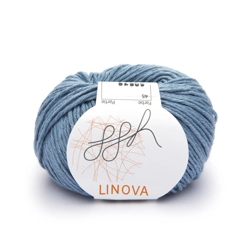 ggh Linova | 100% Baumwolle | 100m/50g | 045 - Graublau