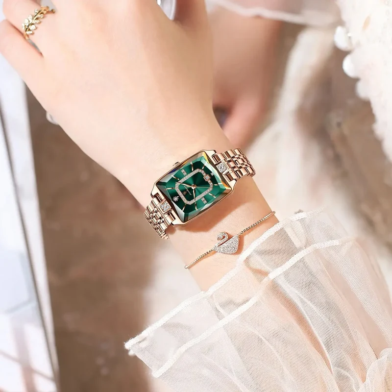 Orologio da Polso Donna Quarzo Quadrante Acciaio Inossidabile Classico Elegante