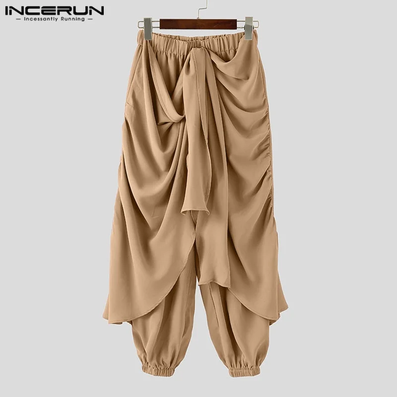 Pantaloni Uomo Fitness Pants Turca Etnici Kilt Sarouel Harem Aladin Leggings