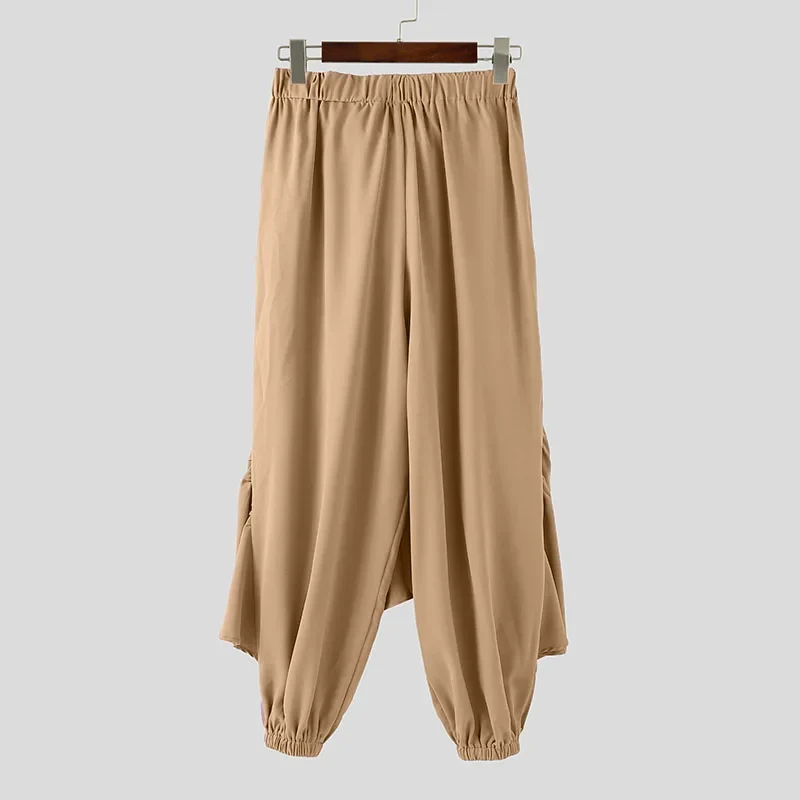 Pantaloni Uomo Fitness Pants Turca Etnici Kilt Sarouel Harem Aladin Leggings