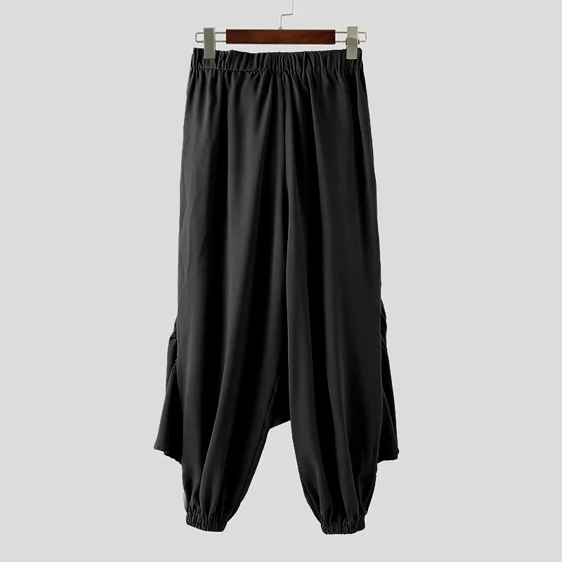 Pantaloni Uomo Fitness Pants Turca Etnici Kilt Sarouel Harem Aladin Leggings