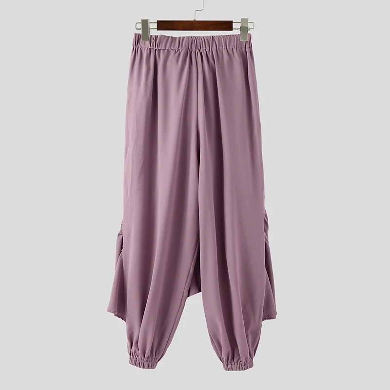 Pantaloni Uomo Fitness Pants Turca Etnici Kilt Sarouel Harem Aladin Leggings